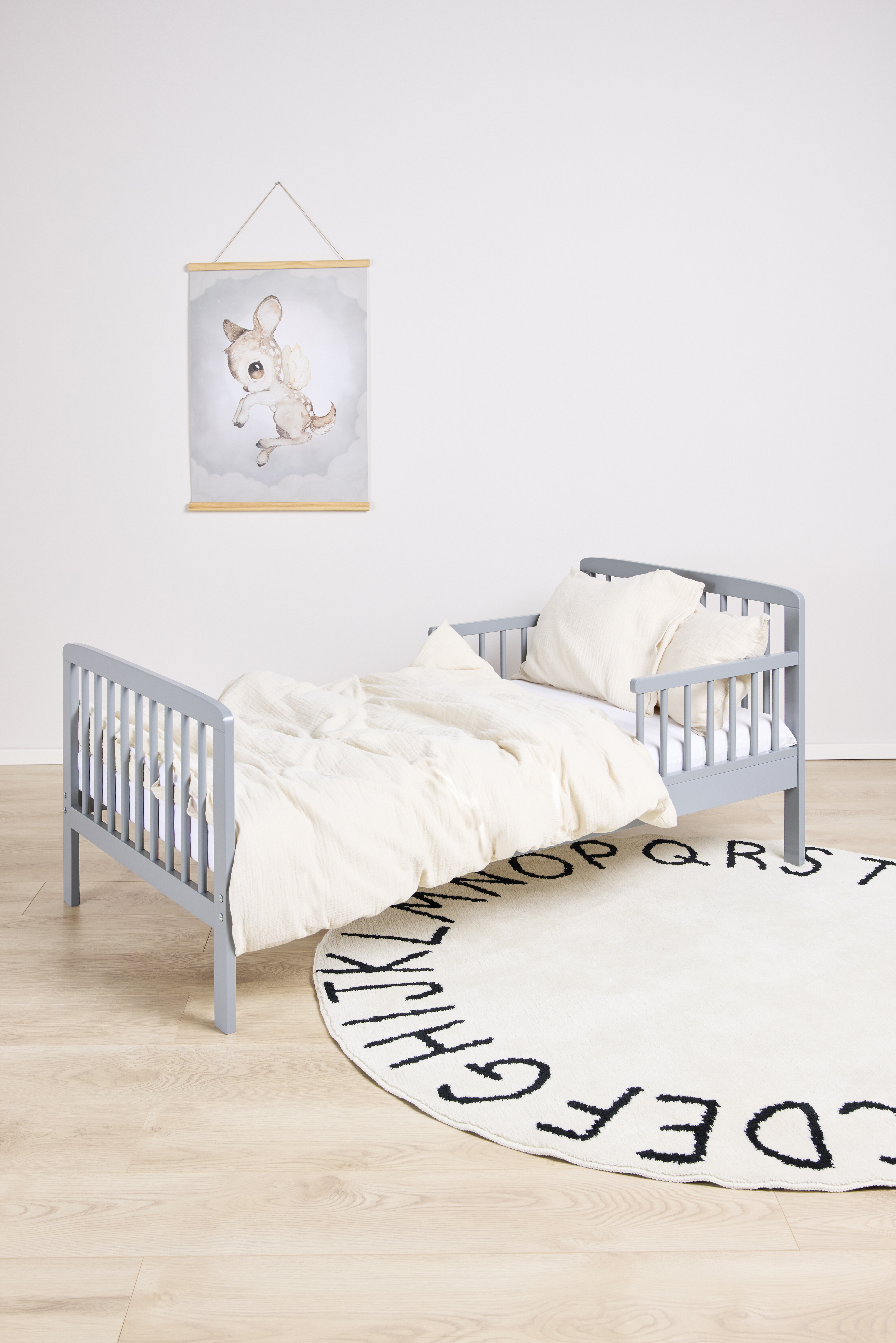 JLY HEAVEN Juniorseng MEYA 70x140, Mørkegrå - Juniorsenger - MDF
